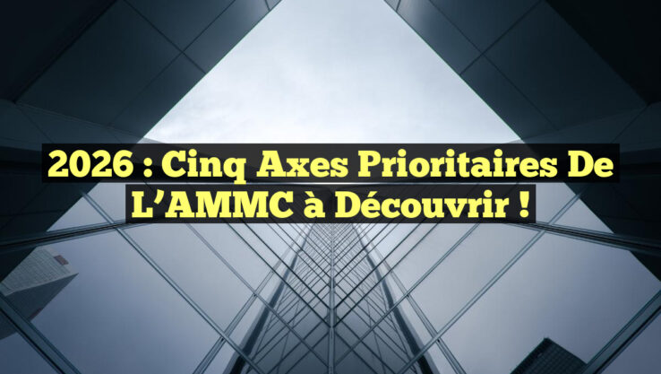 2026 : Cinq Axes Prioritaires de l’AMMC à Découvrir ! 2026 : Cinq Axes Prioritaires de l’AMMC à Découvrir !