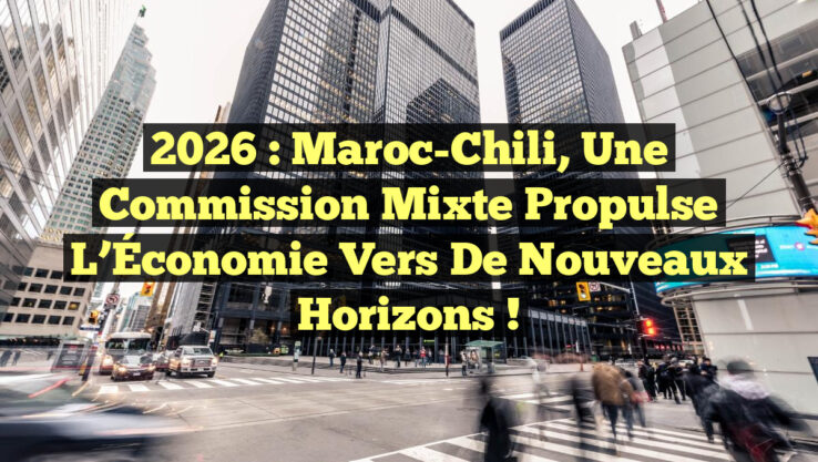2026 : Maroc-Chili, une Commission Mixte Propulse l’Économie vers de Nouveaux Horizons !