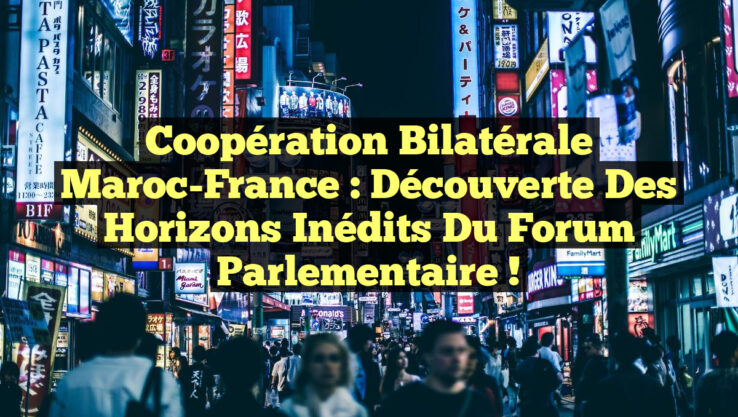Coopération Bilatérale Maroc-France : Découverte des Horizons Inédits du Forum Parlementaire !
