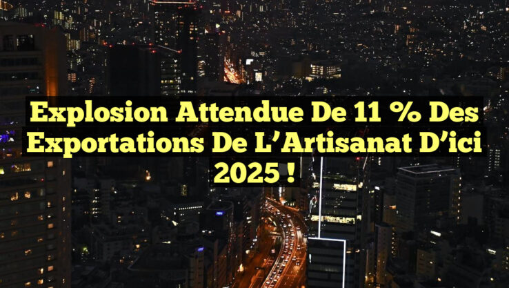 Explosion Attendue de 11 % des Exportations de l’Artisanat d’ici 2025 !