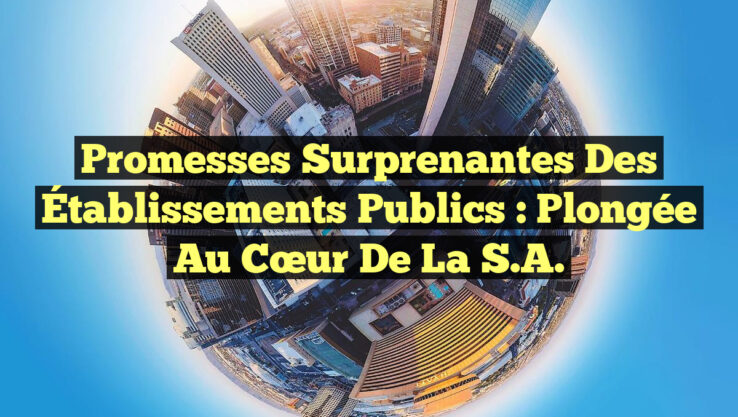 Promesses Surprenantes des Établissements Publics : Plongée au Cœur de la S.A.