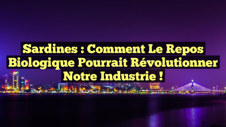 Sardines : Comment le Repos Biologique Pourrait Révolutionner notre Industrie !