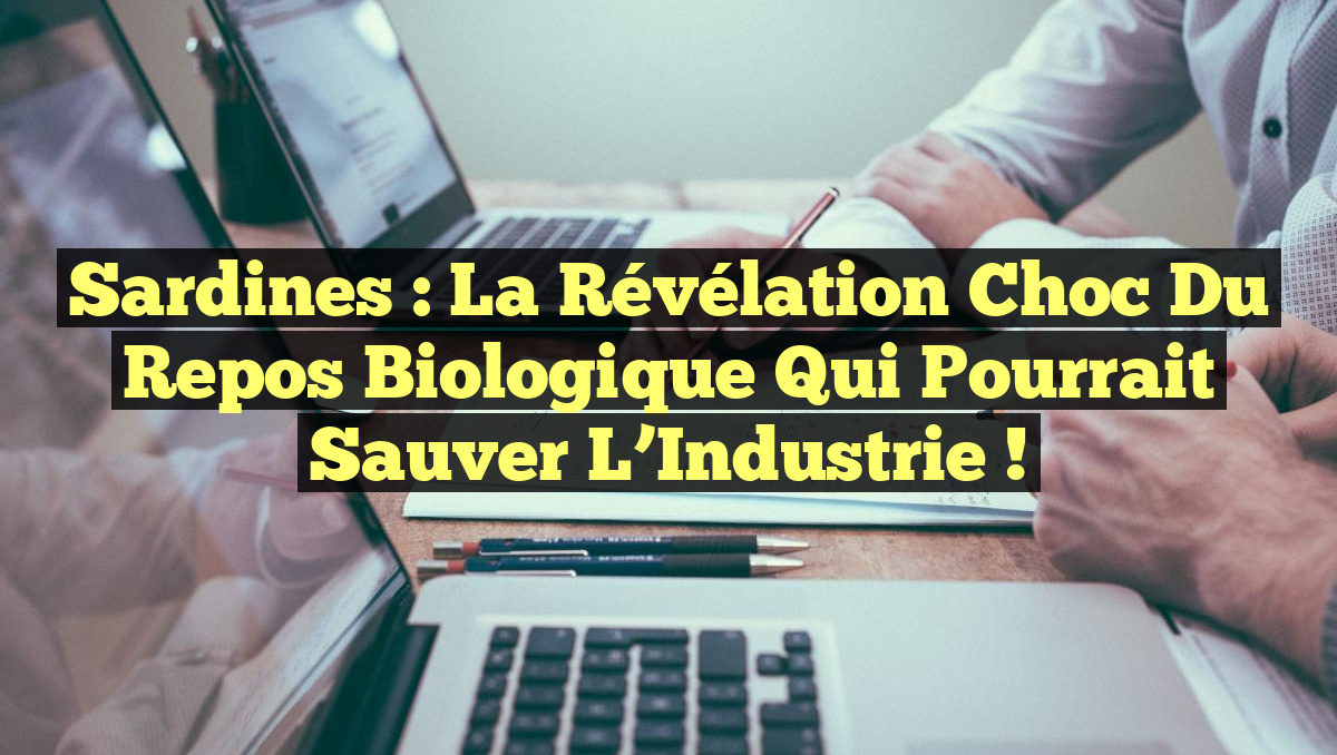 Sardines : La Révélation Choc du Repos Biologique qui pourrait Sauver l&rsquo;Industrie !
