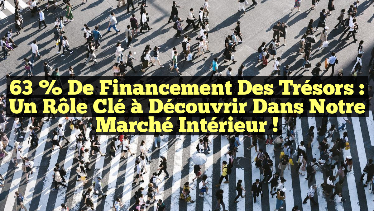 63 % de Financement des Trésors : Un Rôle Clé à Découvrir dans notre Marché Intérieur !