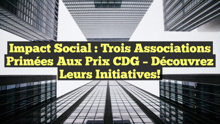 <p><strong>Impact Social : Trois Associations Primées aux Prix CDG – Découvrez leurs Initiatives!</strong></p> Impact Social : Trois Associations Primées aux Prix CDG – Découvrez leurs Initiatives!