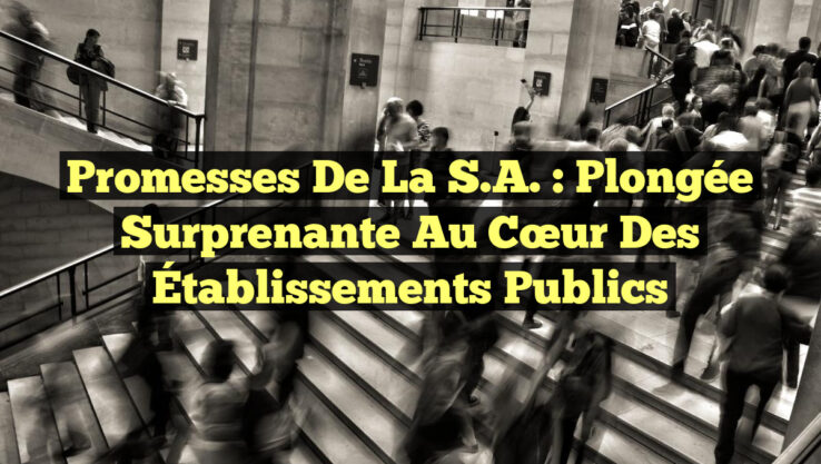 Promesses de la S.A. : Plongée Surprenante au Cœur des Établissements Publics