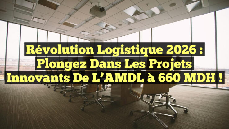 Révolution Logistique 2026 : Plongez dans les Projets Innovants de l’AMDL à 660 MDH !