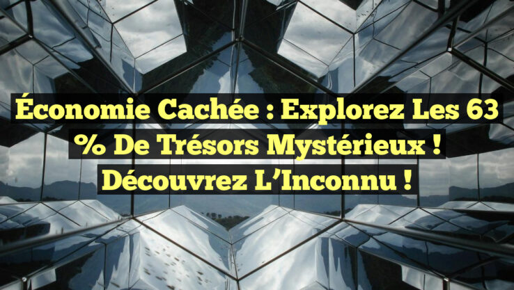 Économie Cachée : Explorez les 63 % de Trésors Mystérieux ! Découvrez l’Inconnu ! Économie Cachée : Explorez les 63 % de Trésors Mystérieux ! Découvrez l’Inconnu !