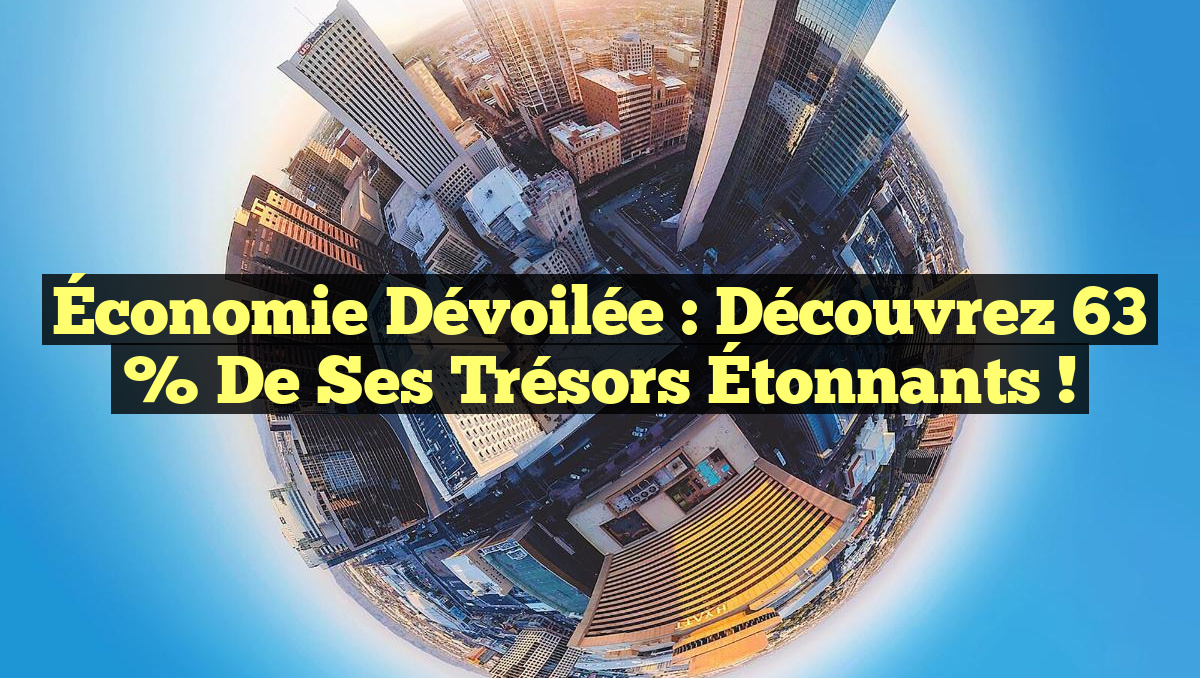 Économie Dévoilée : Découvrez 63 % de Ses Trésors Étonnants !