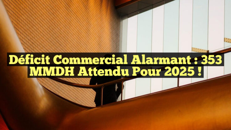 Déficit Commercial Alarmant : 353 MMDH Attendu pour 2025 !