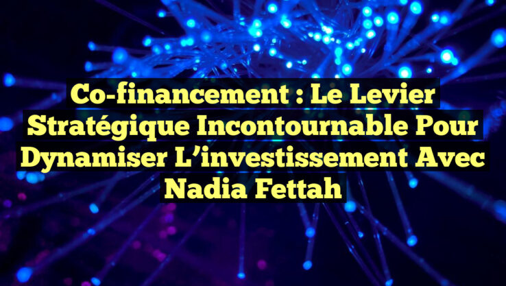 Co-financement : Le levier stratégique incontournable pour dynamiser l’investissement avec Nadia Fettah Co-financement : Le levier stratégique incontournable pour dynamiser l’investissement avec Nadia Fettah