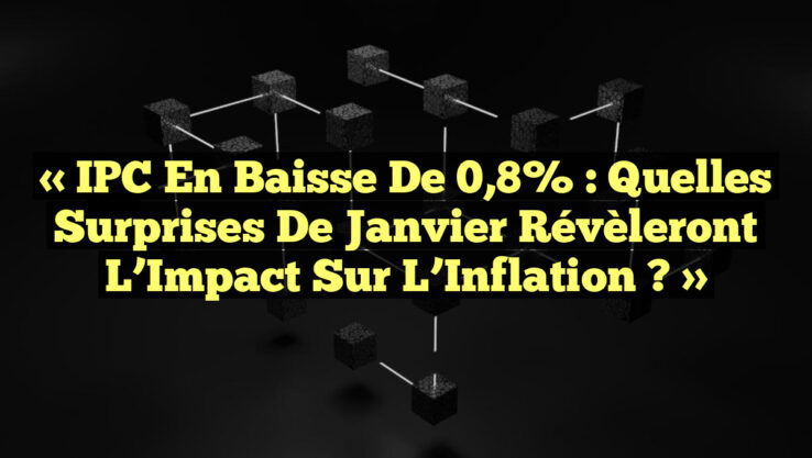 « IPC en Baisse de 0,8% : Quelles Surprises de Janvier Révèleront l’Impact sur l’Inflation ? »