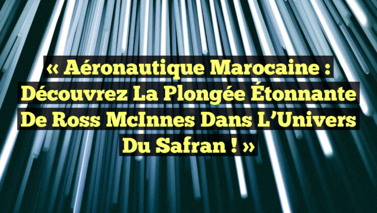 « Aéronautique Marocaine : Découvrez la Plongée Étonnante de Ross McInnes dans l’Univers du Safran ! » « Aéronautique Marocaine : Découvrez la Plongée Étonnante de Ross McInnes dans l’Univers du Safran ! »