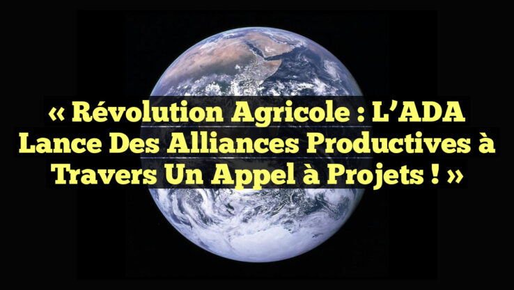 « Révolution Agricole : L’ADA Lance des Alliances Productives à Travers un Appel à Projets ! »