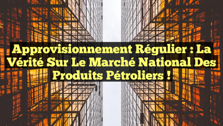 Approvisionnement Régulier : La Vérité Sur le Marché National des Produits Pétroliers !