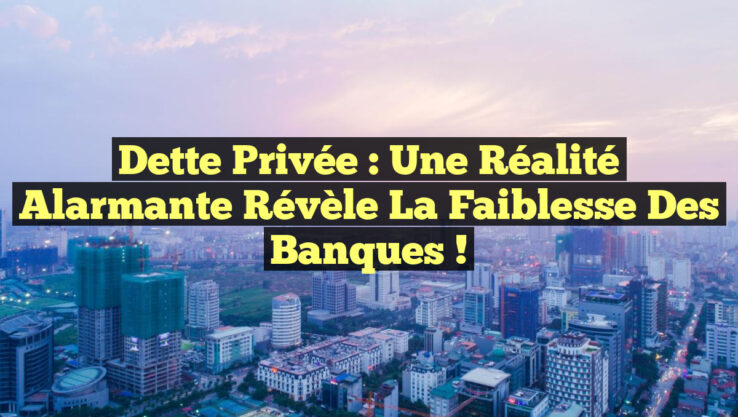 Dette Privée : Une Réalité Alarmante Révèle la Faiblesse des Banques !