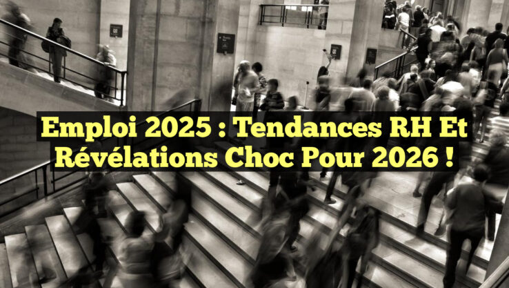 Emploi 2025 : Tendances RH et Révélations Choc pour 2026 !