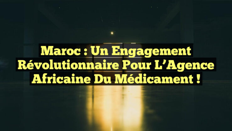 Maroc : Un Engagement Révolutionnaire pour l’Agence Africaine du Médicament !