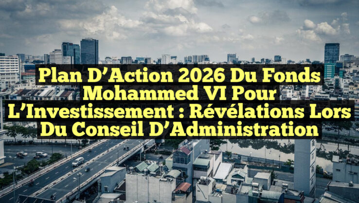 Plan d’Action 2026 du Fonds Mohammed VI pour l’Investissement : Révélations lors du Conseil d’Administration Plan d’Action 2026 du Fonds Mohammed VI pour l’Investissement : Révélations lors du Conseil d’Administration
