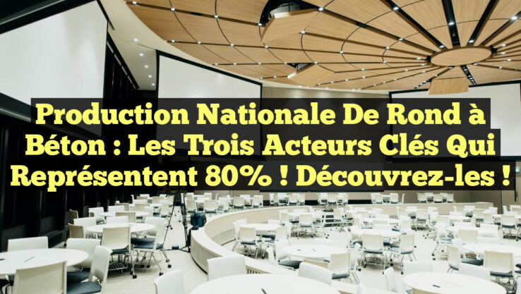 Production Nationale de Rond à Béton : Les Trois Acteurs Clés qui Représentent 80% ! Découvrez-les ! Production Nationale de Rond à Béton : Les Trois Acteurs Clés qui Représentent 80% ! Découvrez-les !