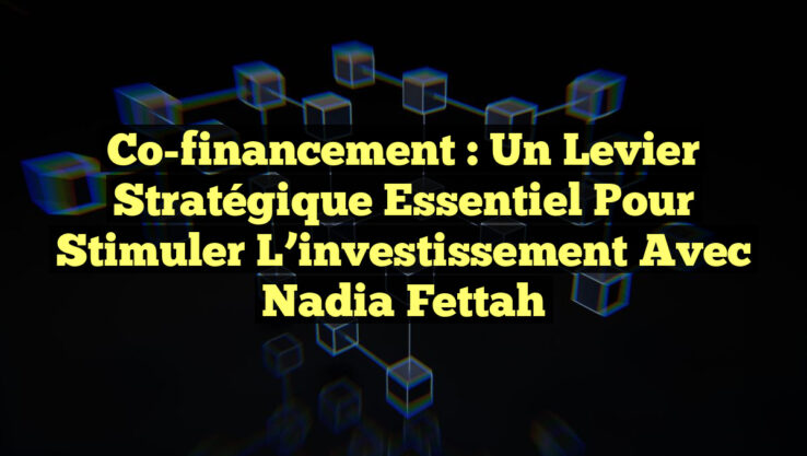 <p><strong>Co-financement : Un levier stratégique essentiel pour stimuler l’investissement avec Nadia Fettah</strong></p> Co-financement : Un levier stratégique essentiel pour stimuler l’investissement avec Nadia Fettah