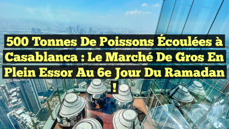 500 Tonnes de Poissons Écoulées à Casablanca : Le Marché de Gros en Plein Essor au 6e Jour du Ramadan !
