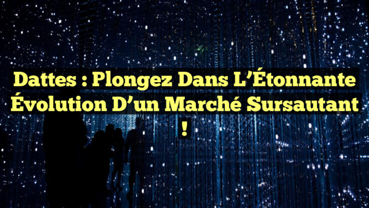 Dattes : Plongez dans l’Étonnante Évolution d’un Marché Sursautant !