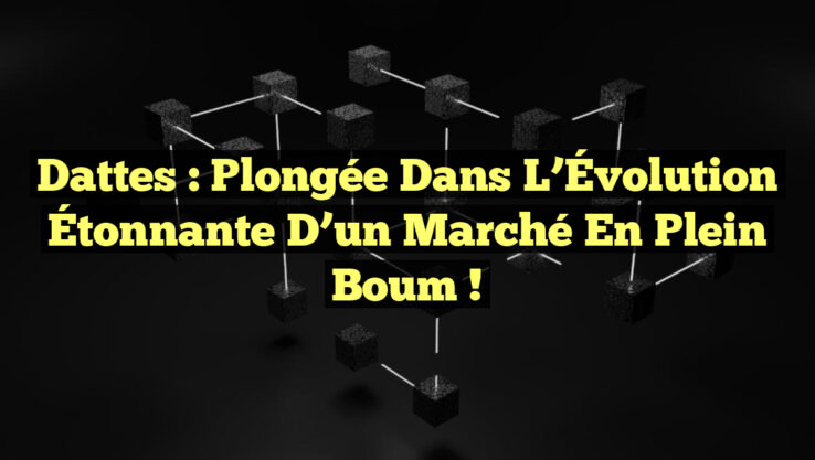 Dattes : Plongée dans l’Évolution Étonnante d’un Marché en Plein Boum !