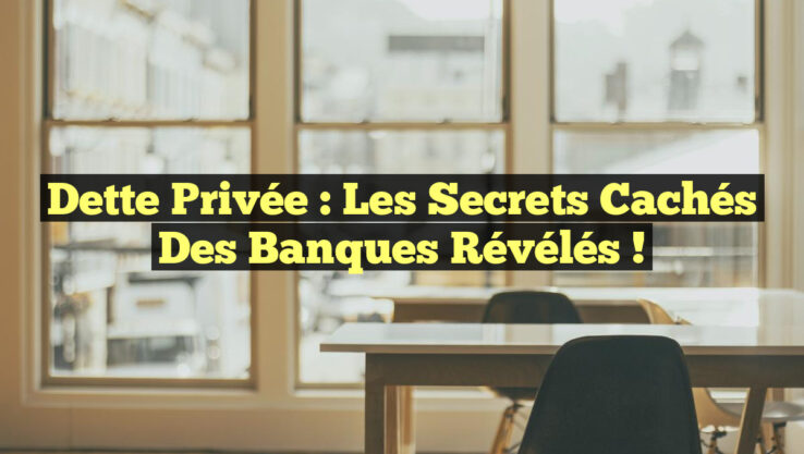 Dette Privée : Les Secrets Cachés des Banques Révélés !