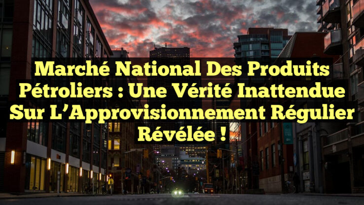 Marché National des Produits Pétroliers : Une Vérité Inattendue sur l’Approvisionnement Régulier Révélée !