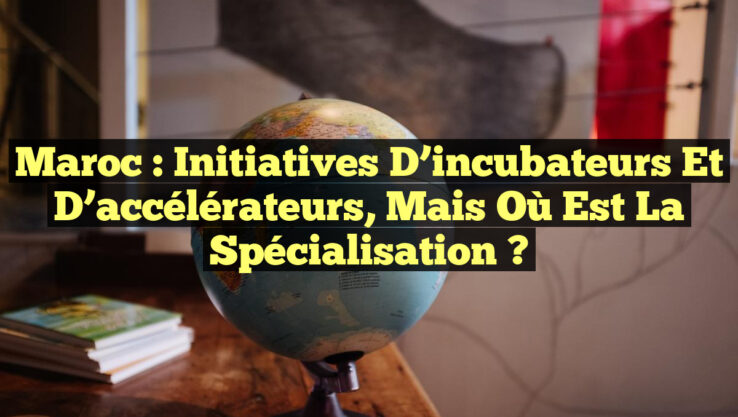 Maroc : Initiatives d’incubateurs et d’accélérateurs, mais où est la spécialisation ?
