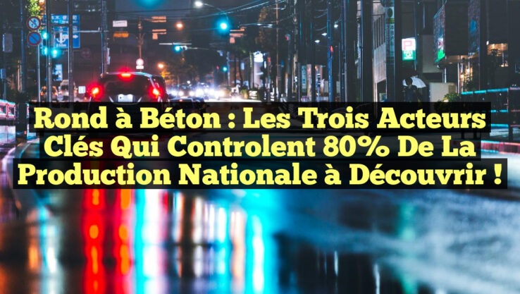 <p><strong>Rond à Béton : Les Trois Acteurs Clés Qui Controlent 80% de la Production Nationale à Découvrir !</strong></p> Rond à Béton : Les Trois Acteurs Clés Qui Controlent 80% de la Production Nationale à Découvrir !